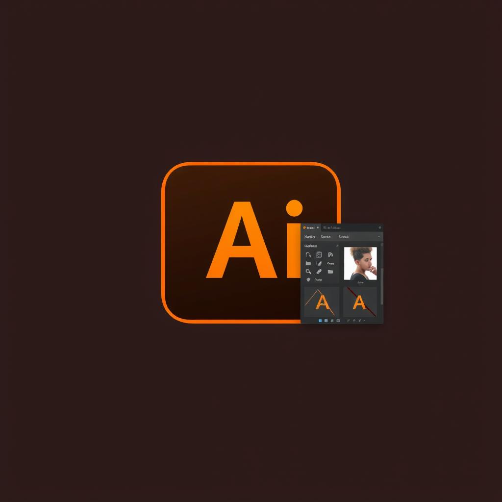 Adobe Illustrator图标和界面展示