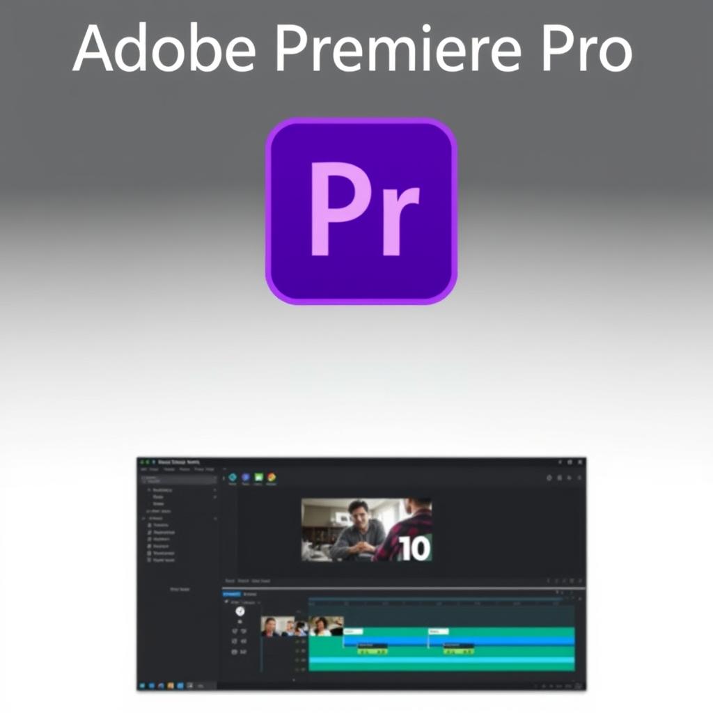 Adobe Premiere Pro图标和界面展示