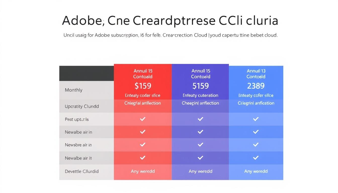 Adobe月付与年付价格差异对比 – 正版Adobe全家桶订阅价格